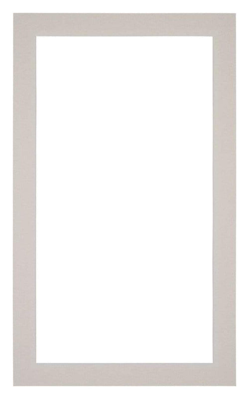 Passepartout 30x50cm Karton Grau Granit Rand 3cm Gerade - Vorne | Yourdecoration.de
