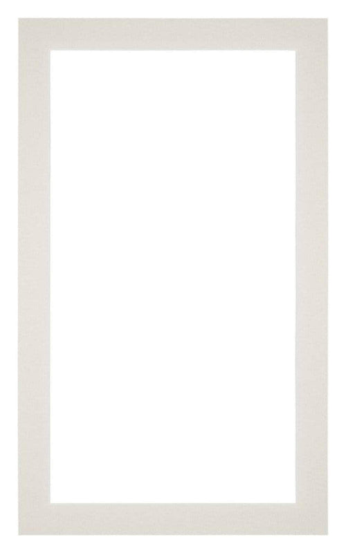 Passepartout 30x50cm Karton Hellgrau Rand 3cm Gerade - Vorne | Yourdecoration.de