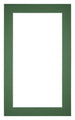 Passepartout 30x50cm Karton Waldgrün Rand 4cm Gerade - Vorne | Yourdecoration.de