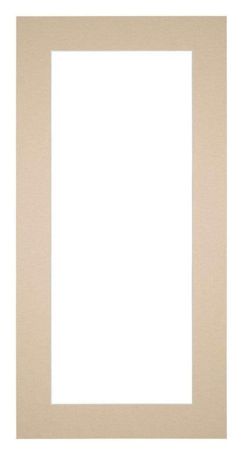 Passepartout 20x40cm Karton Beige Rand 5cm Gerade - Vorne | Yourdecoration.de