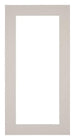 Passepartout 20x40cm Karton Grau Granit Rand 5cm Gerade - Vorne | Yourdecoration.de