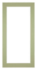 Passepartout 45x80cm Karton Mintgrün Rand 4cm Gerade - Vorne | Yourdecoration.de