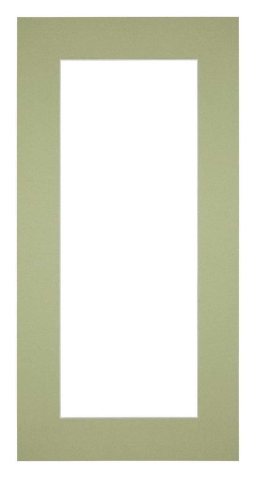Passepartout 45x80cm Karton Mintgrün Rand 6cm Gerade - Vorne | Yourdecoration.de
