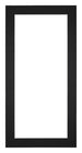 Passepartout 45x80cm Karton Schwarz Rand 4cm Gerade - Vorne | Yourdecoration.de