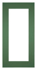 Passepartout 40x70cm Karton Waldgrün Rand 6cm Gerade - Vorne | Yourdecoration.de
