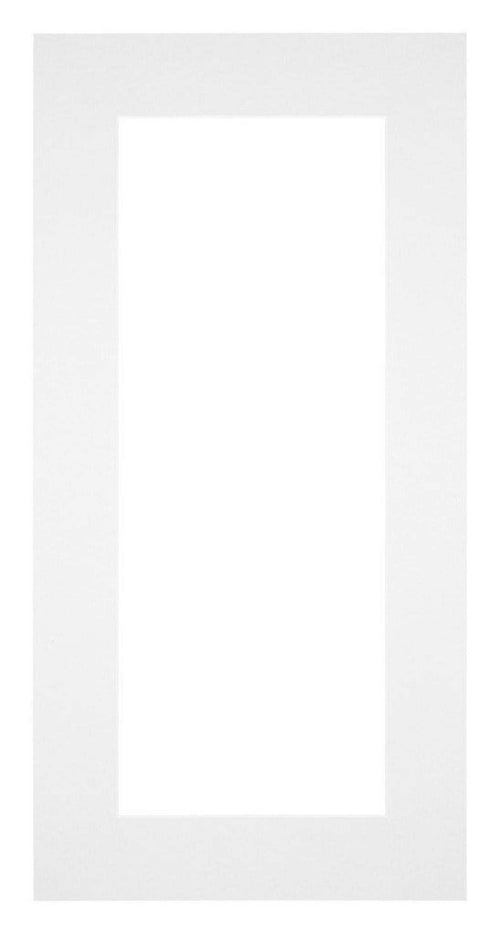 Passepartout 45x80cm Karton Weiss Rand 6cm Gerade - Vorne | Yourdecoration.de