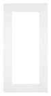 Passepartout 45x80cm Karton Weiss Rand 6cm Gerade - Vorne | Yourdecoration.de