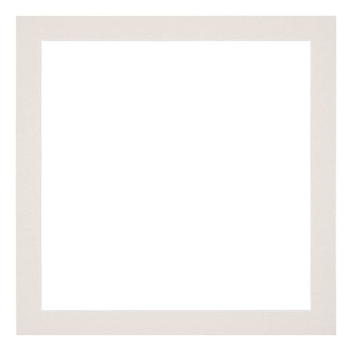 Passepartout 25x25cm Karton Hellgrau Rand 3cm Gerade - Vorne | Yourdecoration.de