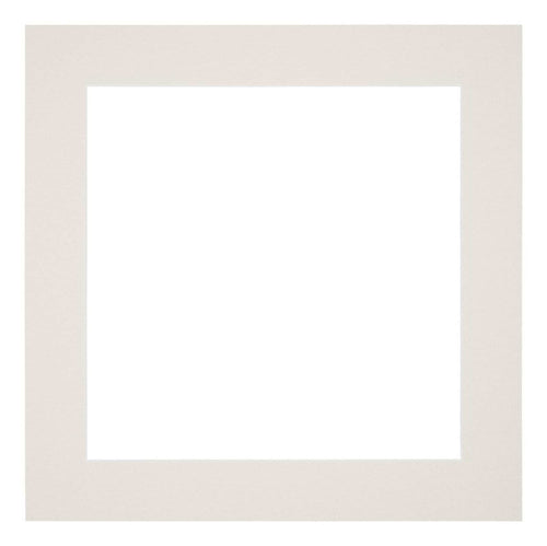 Passepartout 30x30cm Karton Hellgrau Rand 5cm Gerade - Vorne | Yourdecoration.de