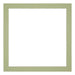 Passepartout 25x25cm Karton Mintgrün Rand 3cm Gerade - Vorne | Yourdecoration.de