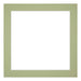 Passepartout 20x20cm Karton Mintgrün Rand 4cm Gerade - Vorne | Yourdecoration.de