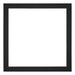 Passepartout 25x25cm Karton Schwarz Rand 3cm Gerade - Vorne | Yourdecoration.de