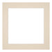 Passepartout 60x60cm Karton Teint Rand 5cm Gerade - Vorne | Yourdecoration.de