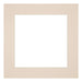 Passepartout 50x50cm Karton Teint Rand 6cm Gerade - Vorne | Yourdecoration.de