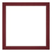 Passepartout 30x30cm Karton Weinrot Rand 3cm Gerade - Vorne | Yourdecoration.de