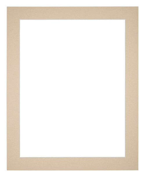 Passepartout 24x30cm Karton Beige Rand 4cm Gerade - Vorne | Yourdecoration.de