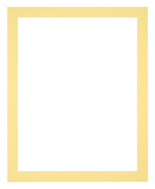 Passepartout 60x70cm Karton Gelb Rand 3cm Gerade - Vorne | Yourdecoration.de