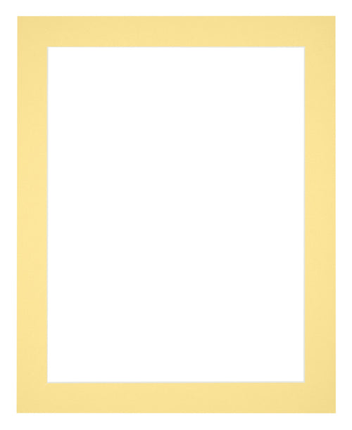 Passepartout 24x30cm Karton Gelb Rand 4cm Gerade - Vorne | Yourdecoration.de