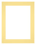 Passepartout 40x50cm Karton Gelb Rand 5cm Gerade - Vorne | Yourdecoration.de