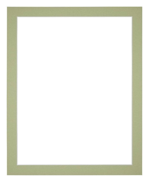 Passepartout 24x30cm Karton Mintgrün Rand 3cm Gerade - Vorne | Yourdecoration.de