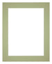 Passepartout 40x50cm Karton Mintgrün Rand 5cm Gerade - Vorne | Yourdecoration.de