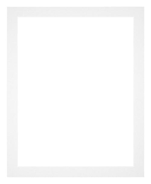 Passepartout 35x45cm Karton Weiss Rand 3cm Gerade - Vorne | Yourdecoration.de