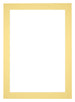 Passepartout 35x50cm Karton Gelb Rand 5cm Gerade - Vorne | Yourdecoration.de