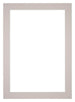 Passepartout 50x70cm Karton Grau Granit Rand 5cm Gerade - Vorne | Yourdecoration.de