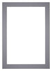 Passepartout 50x70cm Karton Grau Rand 5cm Gerade - Vorne | Yourdecoration.de