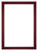 Passepartout 60x84cm Karton Weinrot Rand 4cm Gerade - Vorne | Yourdecoration.de