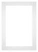 Passepartout 25x35cm Karton Weiss Rand 6cm Gerade - Vorne | Yourdecoration.de