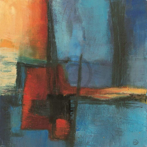 Bea Danckaert - Abstract Night Kunstdruck 30x30cm | Yourdecoration.de