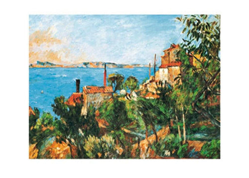 Paul Cézanne - La Mer a l'Estaque Kunstdruck 30x30cm | Yourdecoration.de