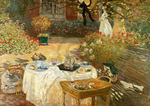 Claude Monet - Le Déjeuner Kunstdruck 29.7x21cm | Yourdecoration.de