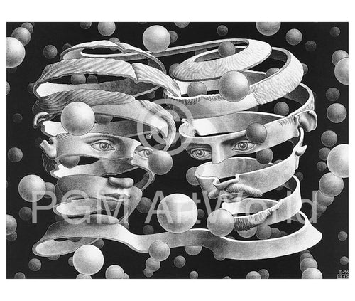 M. C. Escher - Band ohne Ende Kunstdruck 65x55cm | Yourdecoration.de