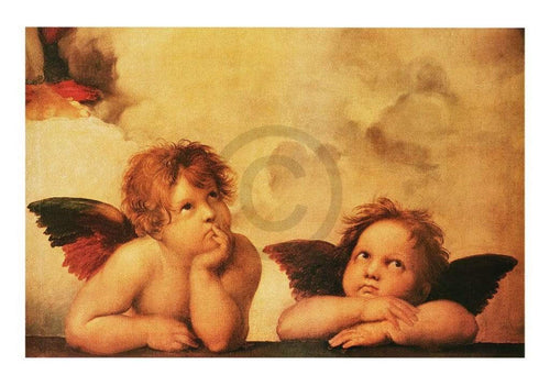 Raffael - Angeli Kunstdruck 100x70cm | Yourdecoration.de