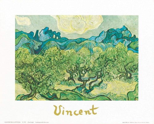 Vincent Van Gogh - Landscapes with olive trees Kunstdruck 30x24cm | Yourdecoration.de
