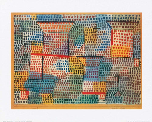 Paul Klee - Kreuze und Säulen Kunstdruck 50x40cm | Yourdecoration.de