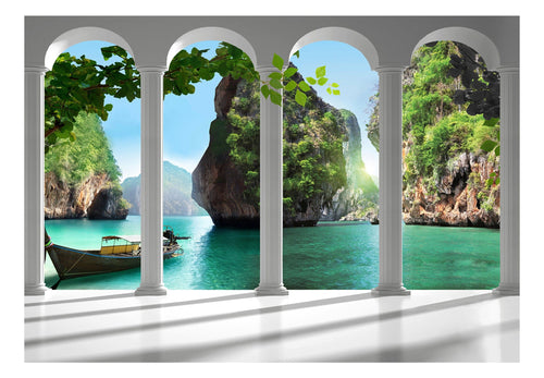 Fototapete - On the Terrace - Vliestapete