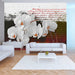 Fototapete - Diary and Orchid - Vliestapete