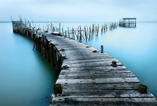Wizard+Genius Old Landing Stage Vlies Fototapete 384x260cm 8-bahnen | Yourdecoration.de