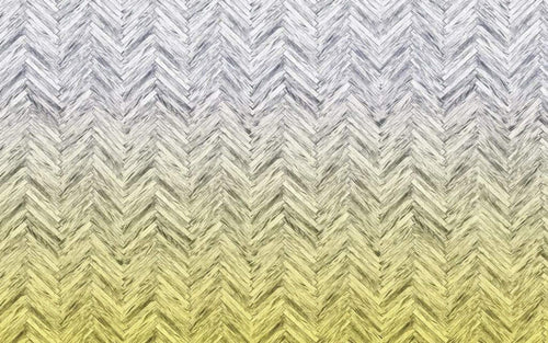 Komar Herringbone Yellow Vlies Fototapete 400x250cm 4-bahnen | Yourdecoration.de