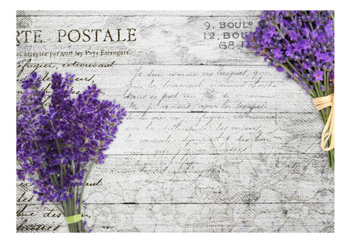 Fototapete - Lavender Postcard - Vliestapete