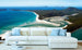 Dimex Aerial View of Beach Fototapete 375x250cm 5-Bahnen Sfeer | Yourdecoration.nl