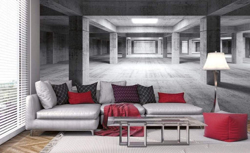 Dimex Industrial Hall Fototapete 375x250cm 5-Bahnen Sfeer | Yourdecoration.nl