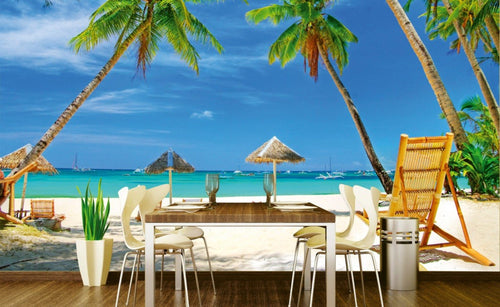 Dimex Tropical Beach Fototapete 375x250cm 5-Bahnen Interieur | Yourdecoration.de