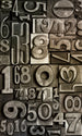 Dimex Typeset Fototapete 150x250cm 2-Bahnen | Yourdecoration.de
