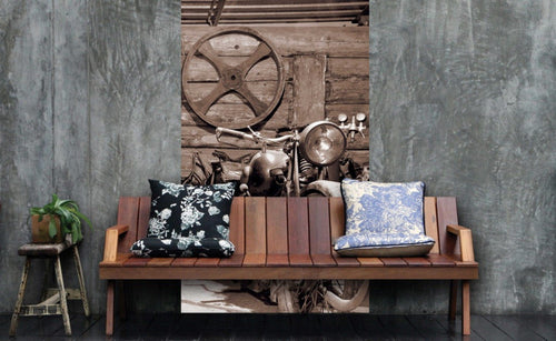 Dimex Vintage Garage Fototapete 150x250cm 2-Bahnen Interieur | Yourdecoration.de