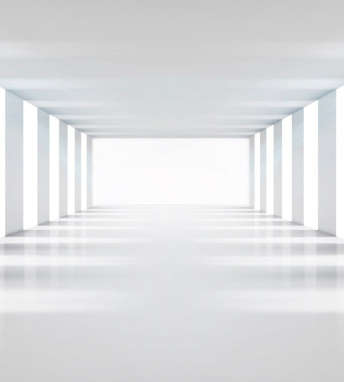 Dimex White Corridor Fototapete 225x250cm 3-Bahnen | Yourdecoration.de
