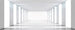 Dimex White Corridor Fototapete 375x150cm 5-Bahnen | Yourdecoration.de